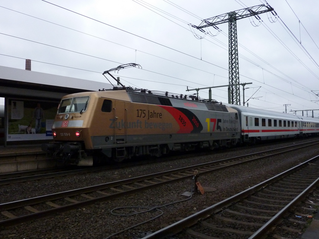 120 159  175 Jahre Eisenbahn  am 12.01.11 in Fulda