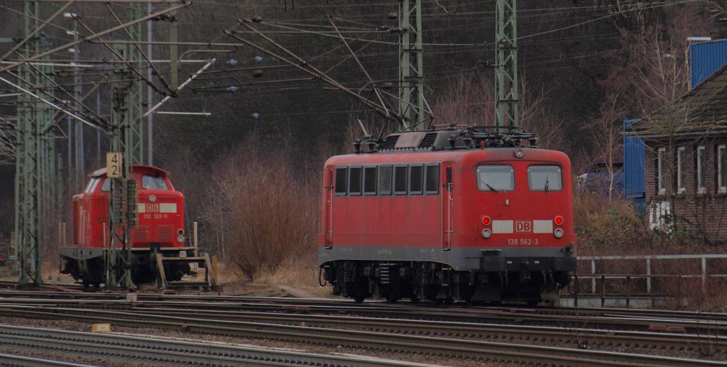 139 562-3 rollte durch Hamburg-Harburg am 12.2.