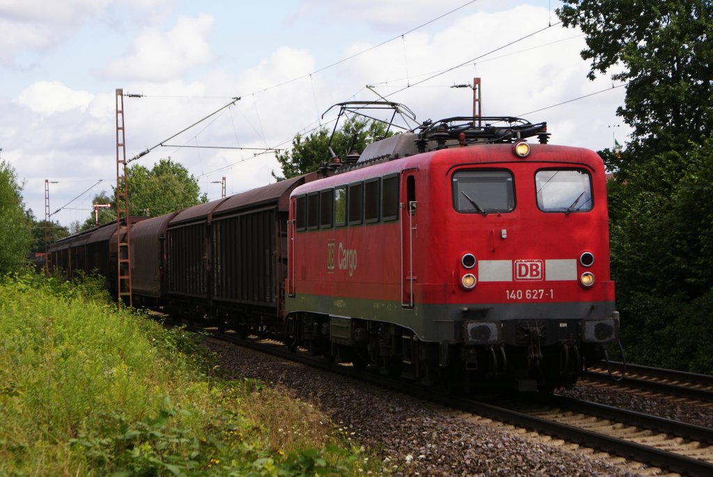 140 627-1 mit gem. Gz in Hannover Limmer am 30.07.2010