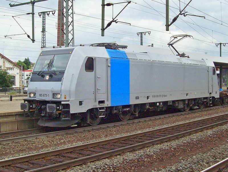 185 673-1 EVB/Railpool am 20.07.09 in Fulda
