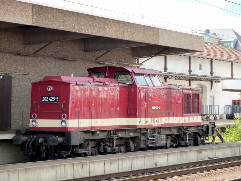 202 425-5 der Leipziger Eisenbahn am 29.07.10 in Fulda