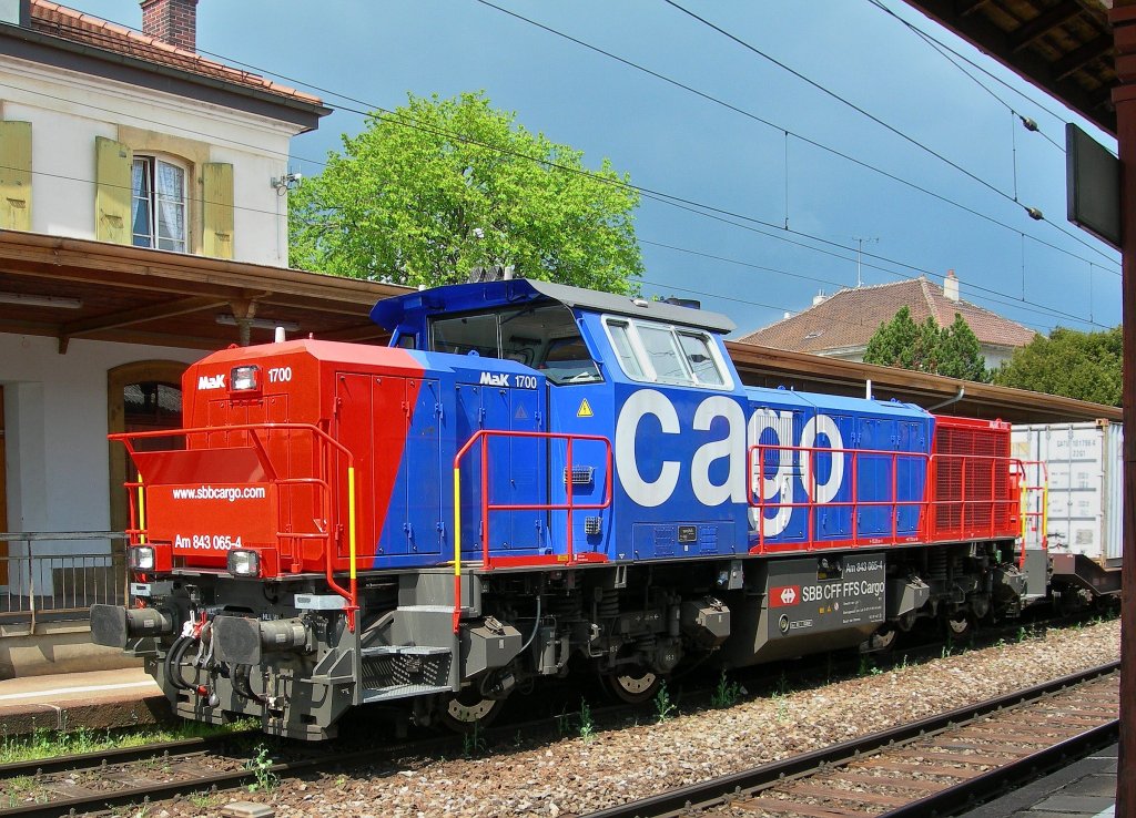 Am 843 065-4 in Chavornay. 
26. April 2006