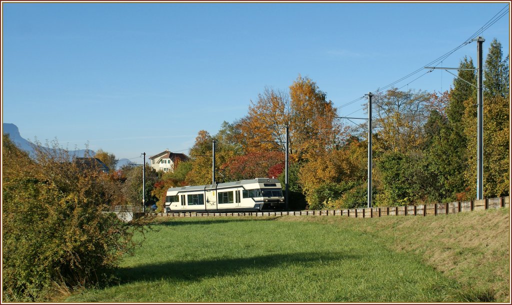 CEV GTW beim Chteau de Hauteville am 29. Okt. 2010.