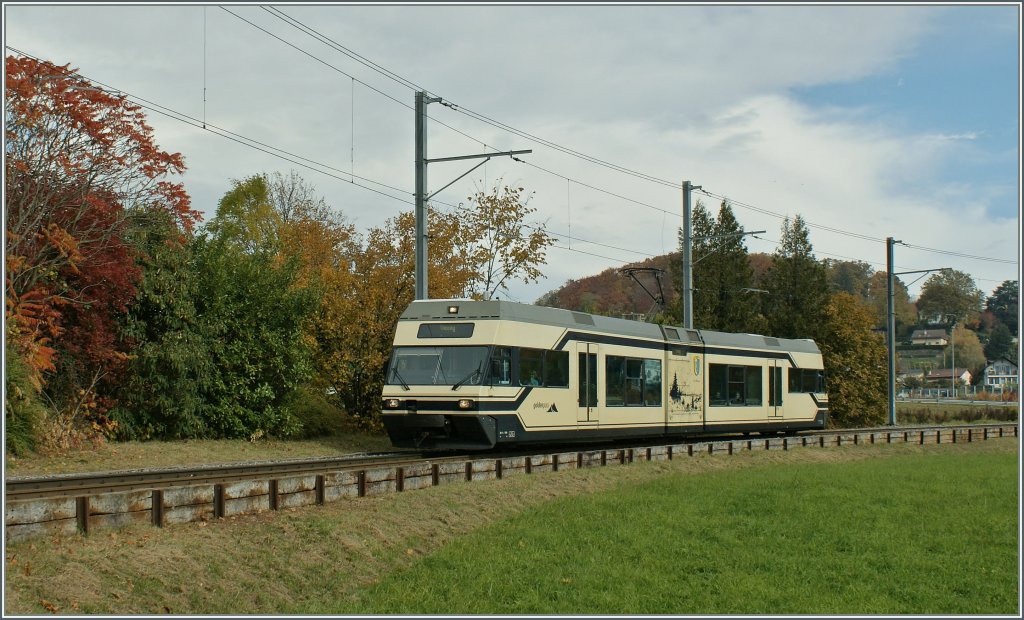 CEV GTW beim Chteau d'Hauteville am 30. Oktober 2010.