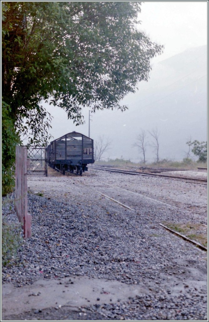 CP Bahnhofs-Ambiente in St-Martin du Var im Sommer 1985. 
(Gescanntes Negativ)
