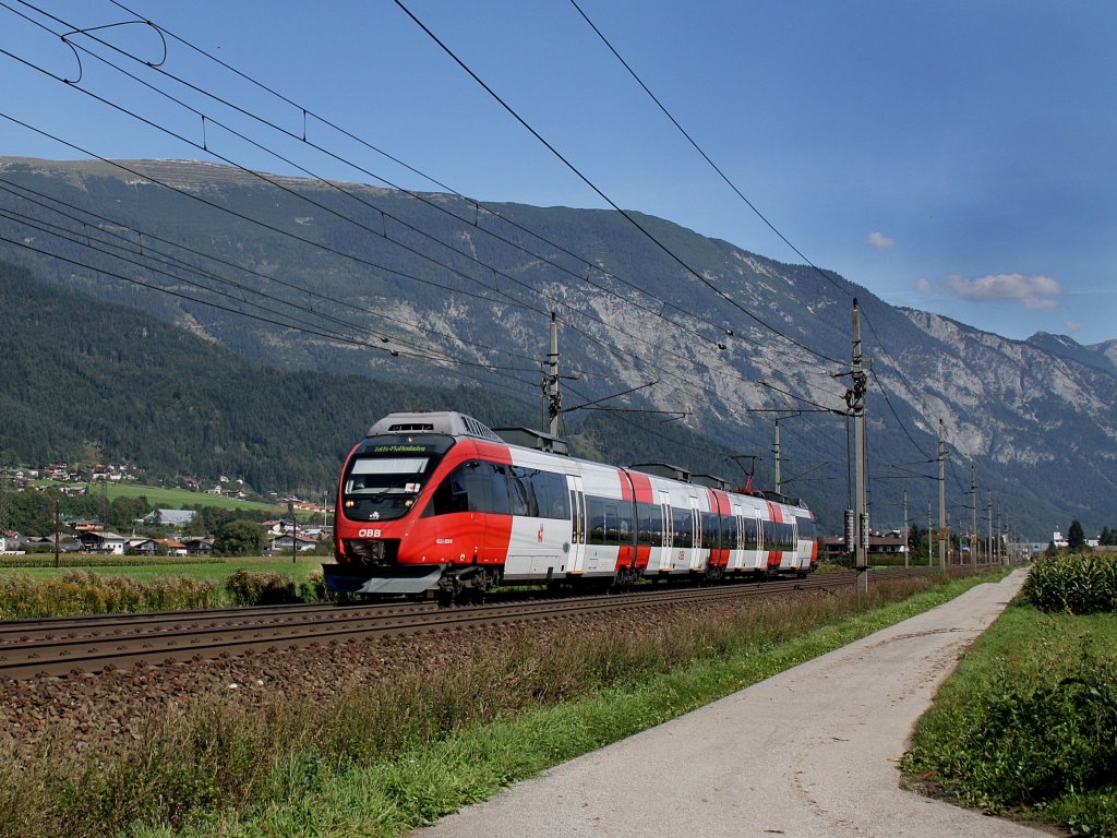 Der 4024 059 am 19.09.2009 unterwegs bei Schwaz. 
