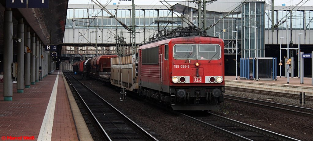 Die 155 056-5 in Kassel Wilhelmshhe