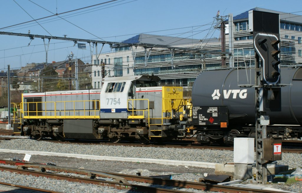 Die 7754 in Namur am 30. Mrz 2010