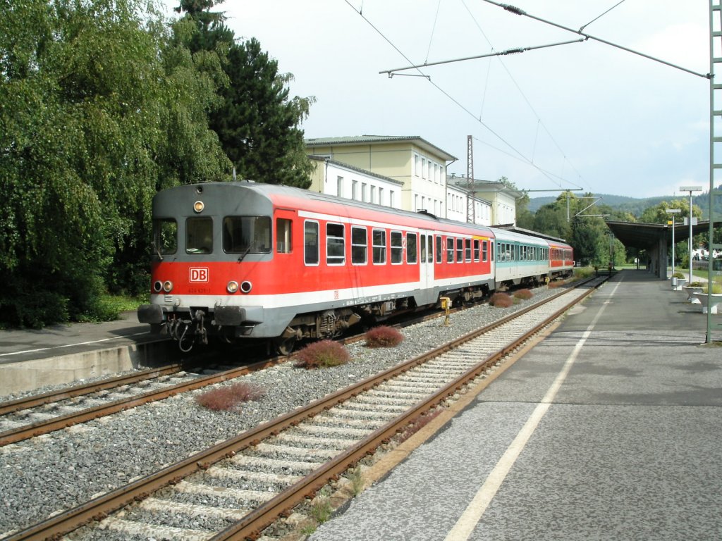 Ein DB 624 steht am 10.07.2004 in Iserlohn.