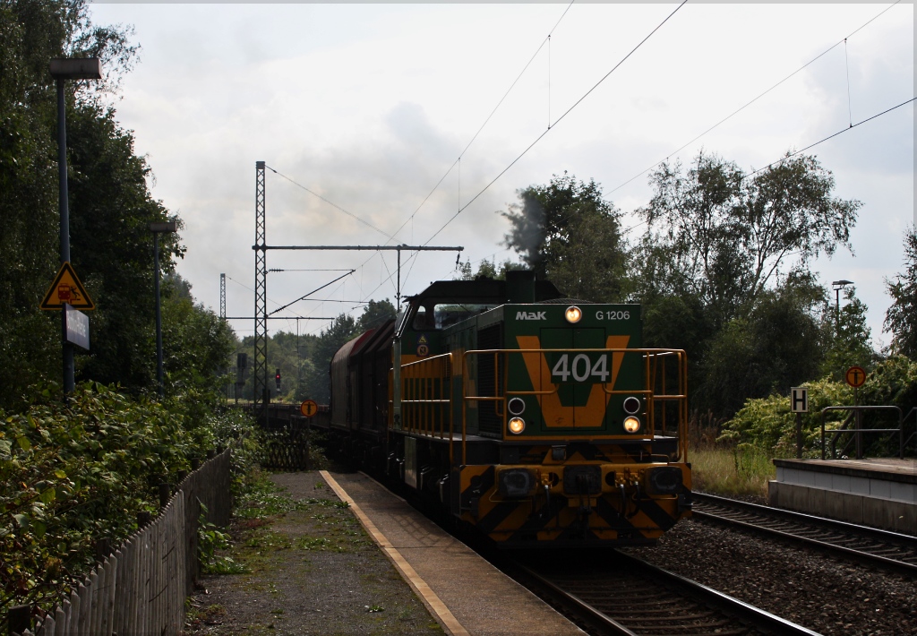 Lok Nr. 404 der Dortmunder Eisenbahn am 15.09.12 in Bochum Riemke