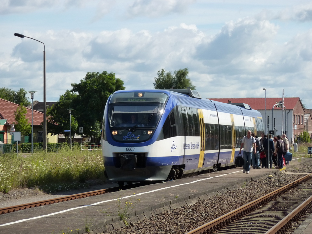 Ostseeland Verkehr GmbH VT 0003 als OLA nach Btzow am 25.07.10 in Torgelow