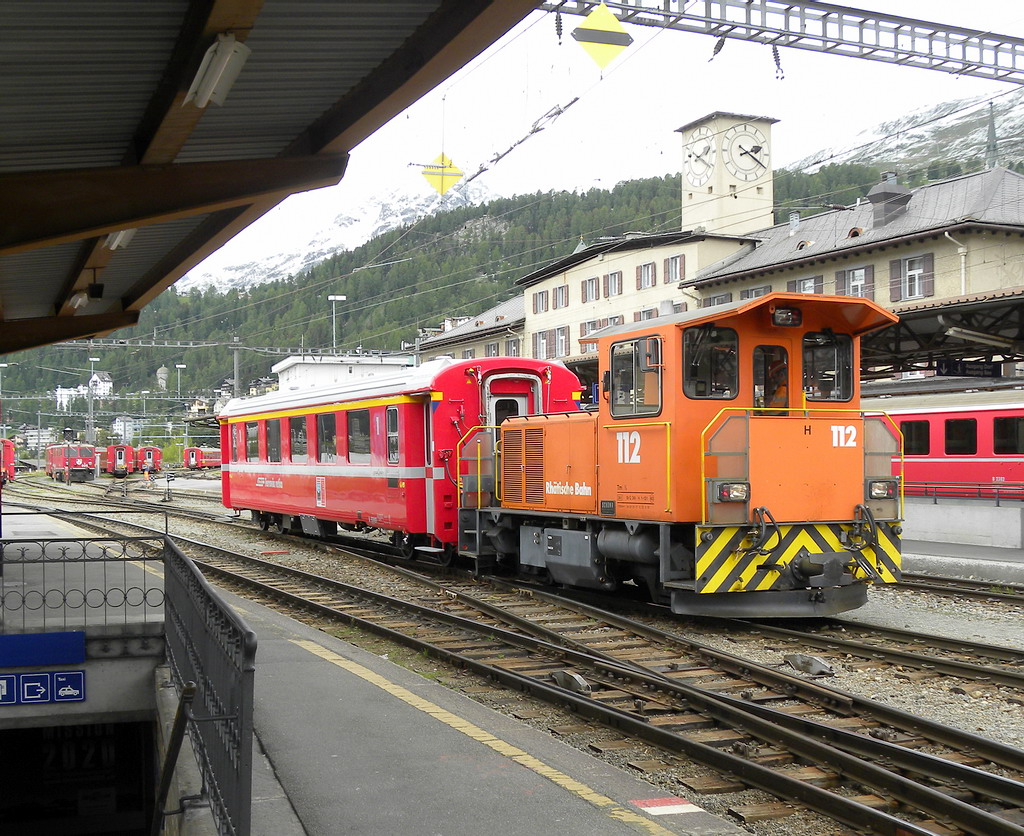 Rangierarbeit in St.Moritz