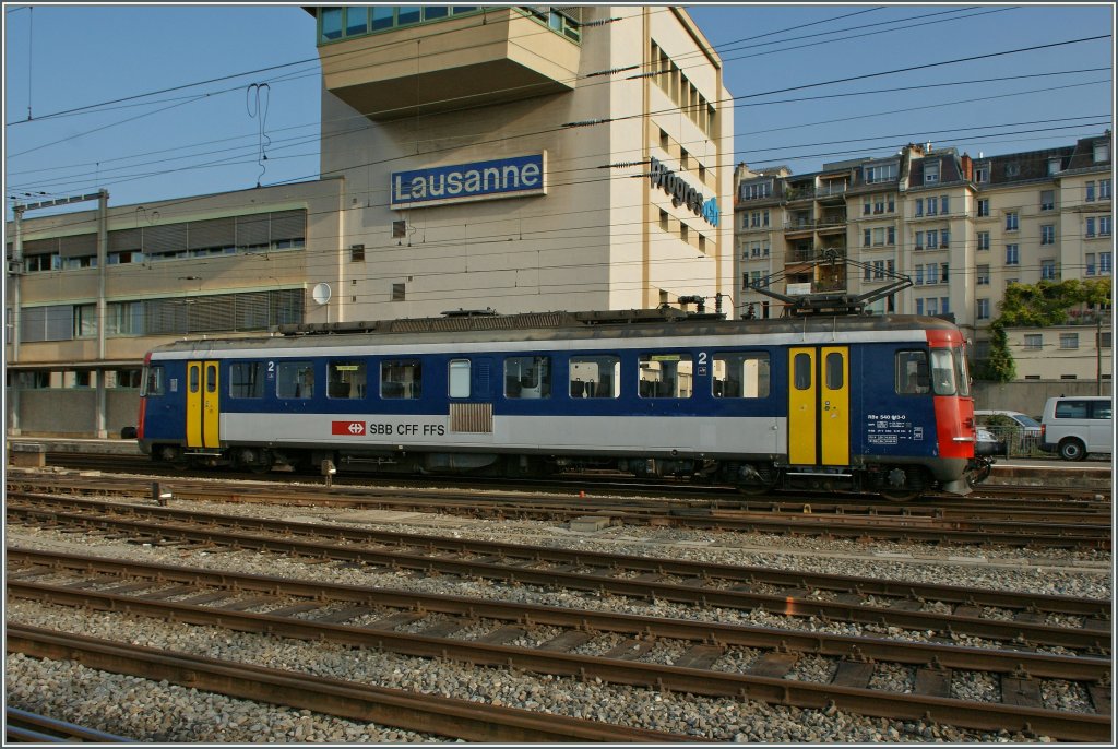RBe 540 013-0 in Lausanne. 
3. Okt. 2011