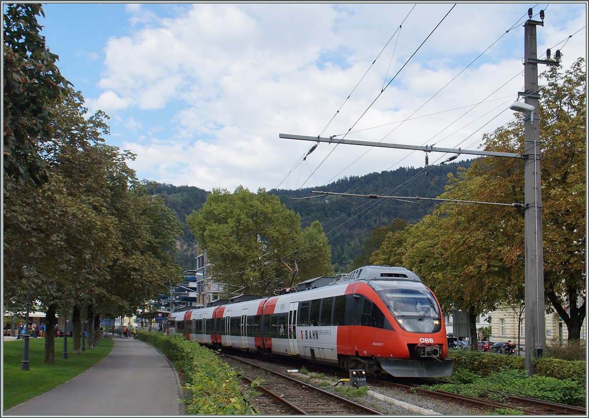 Der ÖBB 4024 032-7 in Bregenz. 
19. Sept. 2015