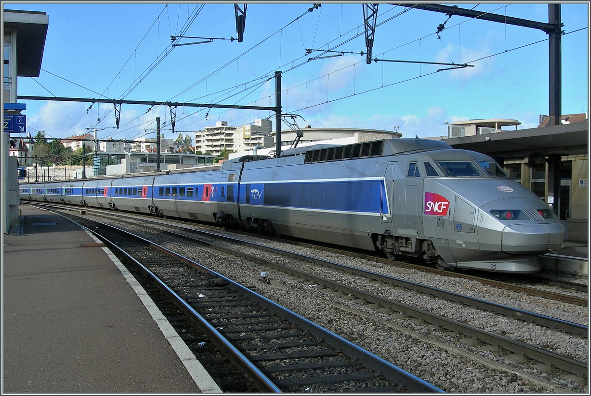 Ein TGV der ersten Generation in Dijon.
24. Oktober 2006