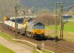 DE 6303 mit Bauzug ...  Martin Voigt 25.03.2010