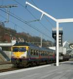 Serie AM 80/71998/am-80-n-368-im-kleiderbuegelbahnhof AM 80 N 368 im 'Kleiderbgelbahnhof' Lige Guillemins am 30. Mrz 2009.