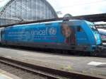 BR 101 101 016-4 mit EC 390 in Frankfurt am Main Hbf am 30.05.09