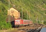 BR 143 143 968 am 04.08.09 in Kaub (Rhein)
