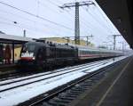 BR 182 (ES 64 U2-) ES 64 U2-036 mit IC Rottalerland am 06.02.10 in Fulda