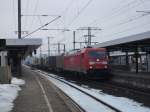 BR 185 185 271-4 mit G�terzug am 07.02.10 in Fulda