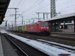 BR 185 185 170-8 mit G�terzug am 07.02.10 in Fulda