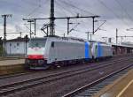 BR 186 186 110 am schluss des Lokzuges von Railpool am 10.10.09 in Fulda
