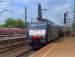 BR 189 (ES 64 F4-) ES 64 F4-028 CTL/MRCE kam 5 Minuten nach der ES 64 F4-033 durch Fulda am 07.06.09