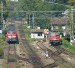 Zwei DB 218 bringen den EC von M�nchen nach Lindau, ...