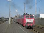 Eine DB 218 schiebt ...  Daniel Siegele 01.08.2010