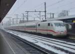 BR 401 (ICE 1) ICE 'Castrop Rauxel' mit Ruhr 2010 Aufklebern am 06.02.10 in Fulda