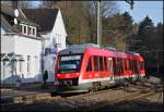 648 205 als RB 95 (RB 29620) von Dillenburg nach Au (Sieg) beim Zwischenstopp am 25.01.12 in Niederh�vels