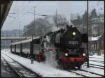 50 3552 der Hanauer Eisenbahnfreunde am 11.12.10 beim Zwischenstopp in Siegen