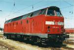 Am 08.07.2002 konnte die Grlitzer 219 045 im Bhf Cottbus geknipst werden.Bereits im August wurde sie ausgemustert.Im Jahr 2003 wurde die Lok in Espenhain verschrottet.
