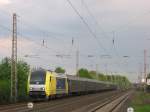 Der damals noch gelbe ER 20-013 fuhr am 02.05.2008 mit einem Sonderzug durch Dsseldorf Eller-Sd