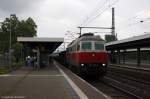 232 309-5 DB Schenker Rail Deutschland AG mit einem gemischtem Gterzug, bei der Durchfahrt im Brandenburger Hbf und brachte den Gterzug nach Brandenburg Altstadt. 27.05.2014