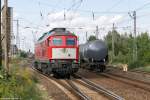 232 241-0 DB Schenker Rail Deutschland AG in Priort und fuhr weiter in Richtung Golm. 18.09.2015