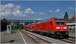 Die DB 245 003 verlässt mit eien RE Lindau Richtung München.
9. Sept. 2016