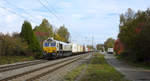 Mittlerweile als 266 431-6 beschriftet, konnte die Mühldorfer JT42CWRM, die vorher auf ihren Stirnseiten  247 031-8  hieß, mit dem sämstäglichen Containerzug von Burghausen nach