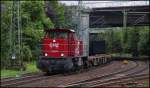 150004 der OHE (98 80 0276 015-1 D-OHE) durchfuhr mit einem Containerzug am 19.08.11 Hamburg Harburg 