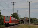 612 123/623 fuhr mit einem weiteren 612 als RE nach Trier aus dem Bahnhof Kln West am 16.7.11.