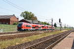 632 612-7 & 632 611-9 DB Regio auf einer Überführungsfahrt in Großwudicke und fuhren weiter in Richtung Stendal am 03.08.2018.