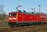 br-6112-ex-dr-212/315784/112-133-abgestellt-mit-einem-re 112 133 abgestellt mit einem RE 3 Stralsund - Elsterwerda, welche Montag wieder in Dienst treten wird, 11.01.2014.