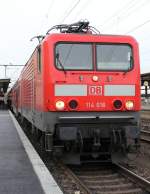 114 016 aus Cottbus mit RE von Fulda nach Frankfurt am 20.12.12 in Fulda