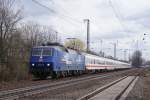 120 151-6 (ZDF Express) mit dem IC 1924 in Dsseldorf Oberbilk am 28.03.2010 um 12:03 Uhr