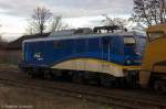 br-6140-e40/317032/in-rathenow-stand-immer-noch-die In Rathenow stand immer noch die 140 759-2 der evb Logistik. 17.01.2014