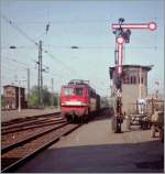 Die 142 226-8 in Dresden Neustadt.
19. Mai 1992