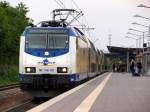 146-09 brachte den Metronom von Hamburg nach Rotenburg/Wmme wo sie nach einem kleinen Aufenthalt die Fahrt fortsetzt nach Bremen HBF.