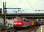 BR 6151/100885/151-039-5-fuhr-am-119-mit 151 039-5 fuhr am 11.9 mit einem Containerzug durch den Harburger Bahnhof. 