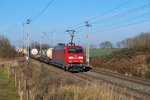  152 091 ist am 13.11.16 mit KLV 69237 auf dem Weg nach Hamburg-Billwerder.
